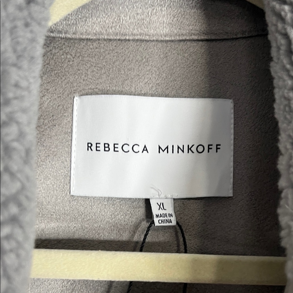 Rebecca Minkoff Gray Pea Coat Jacket NWT - Picture 2 of 9